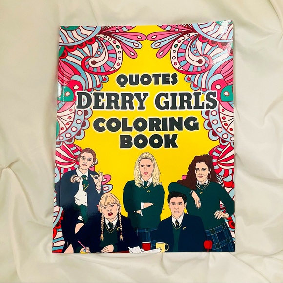 Derry Girls Accents Nwt Derry Girls Quotes Coloring Book Poshmark